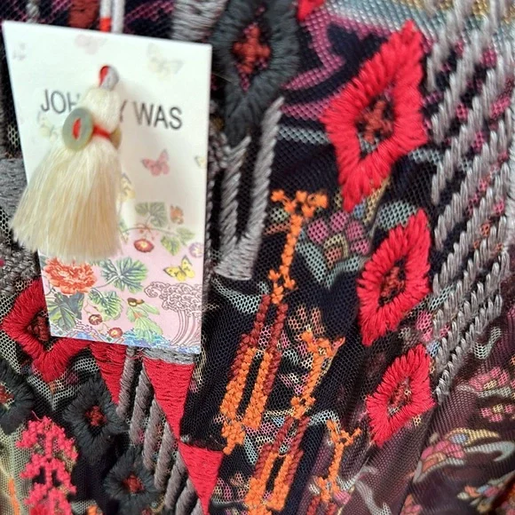 Johnny Was Diza Mesh dress NWOT XS